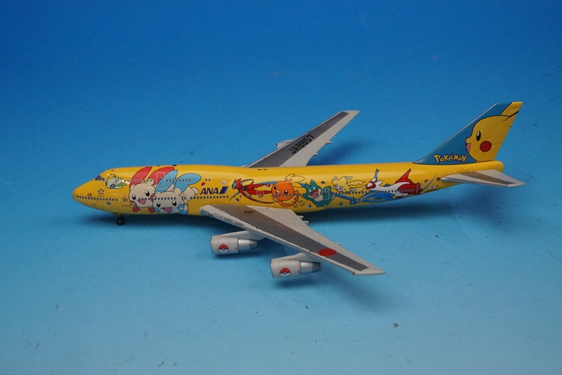 1:400 B747-400 ANA Pokemon Pikachu Jumbo JA8957 NH40010 ANA airplane model