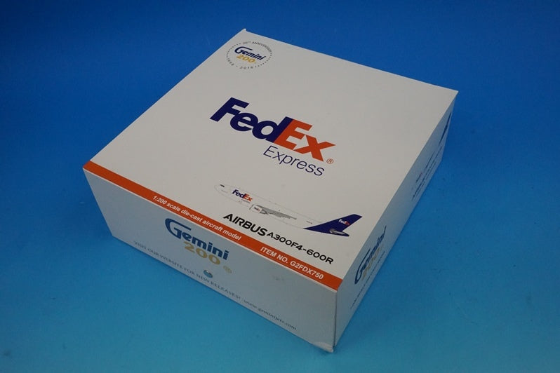 1:200 A300F4-600R FedEx Express N683FE G2FDX750 Gemini airplane model