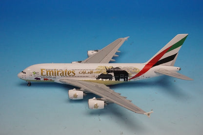 1:400 A380-800 Emirates Wildlife Unit 2 A6-EER GJUAE1668 Gemini airplane model