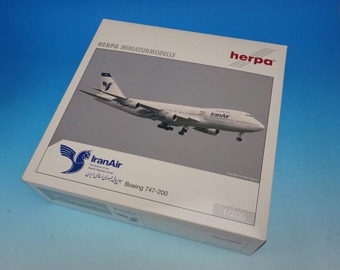 1:200 B747-200 Iran Air EP-IAG 551274 Herpa