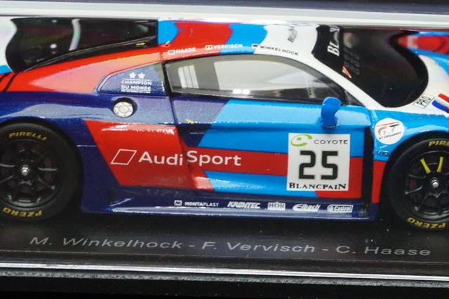 1:43 SPARK SB204 Audi R8 LMS Sainteloc Racing SPA 24h 2018 #25 model car