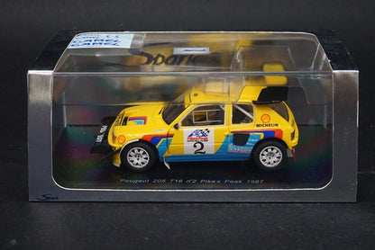 1:43 SPARK S1265 Peugeot 205 T16 Pike's Peak A.Vatanen 1987 #2 model car