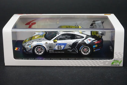 1:43 SPARK SG327 Porsche 911 GT3 Black Falcon Team TMD Friction Nurburgring 24H 2017 #65