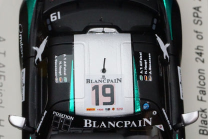 1:43 SPARK SB092 Mercedes Nenz SLS AMG GT3 Black Falcon #19 24h SPA 2014 model car