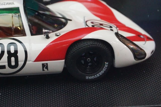 1:43 EBBRO 44791 Porsche 910 Japan GP Tetsu Ikuzawa 1968 #28 model car