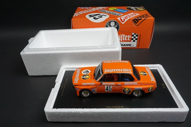 1:18 SPARK RS1802 BMW 2002 Norisring H.Kelleners 1974 #45 Jagermeister