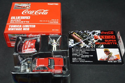 1:64 TOMYTEC Tomica Limited Vintage Neo Coca-Cola Bluebird Super Silhouette 1982 230021