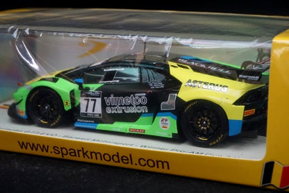 1:43 SPARK SB381 Lamborghini Huracan GT3 EVO Barwell Motorsport Winner 2020 #77