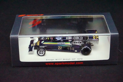 1:43 SPARK S5303 Ensign N177 British GP D.Daily 1978 #22