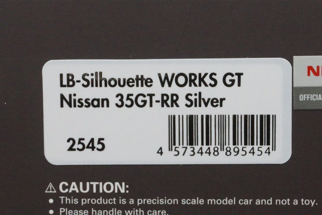 1:43 ignition model IG2545 LB Silhouette Works GT Nissan 35GT-RR Silver