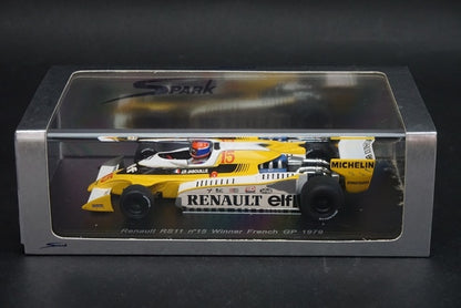 1:43 SPARK S1704 Renault RS11 French GP Winner 1979#15 J.P.Jabouille