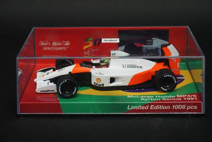 1:43 MINICHAMPS 413910001 McLaren Honda MP4/6 A.Senna 1991 #1