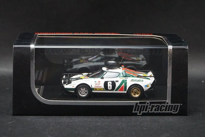 1:43 HPI 8236 Lancia Stratos HF Safari 1976 #6 S.Munari/S.Maiga