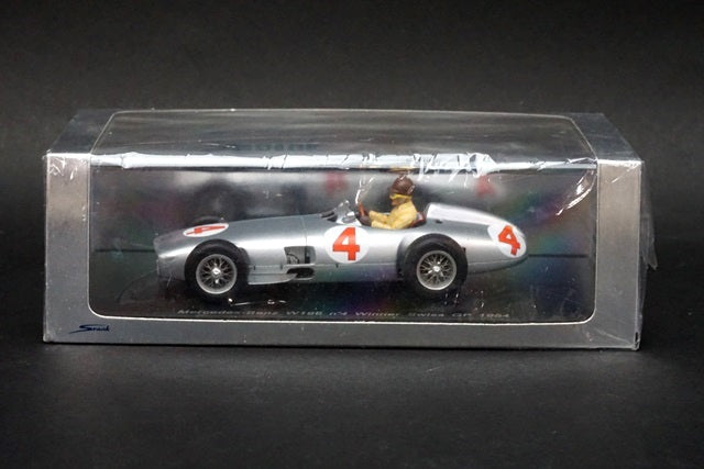 1:43 SPARK S1038 Mercedes Benz W196 Swiss GP Winner J.M.Fangio 1954 #4