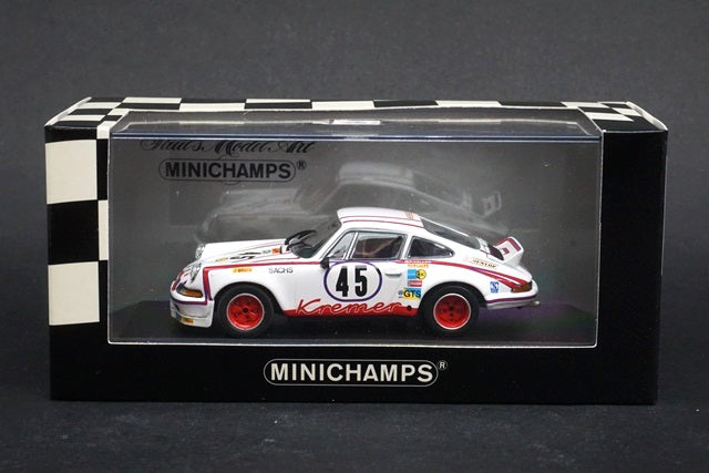 1:43 MINICHAMPS 430736945 Porsche 911 Carrera RSR 2.8 Le Mans 24h 1973 #45