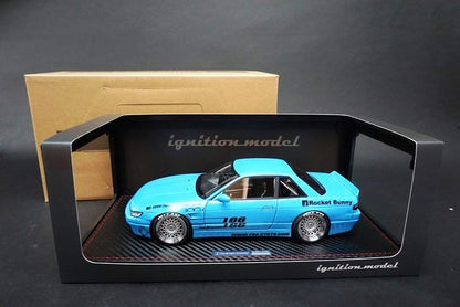 1:18 ignition model IG1129 Nissan Rocket Bunny S13 V1 Blue