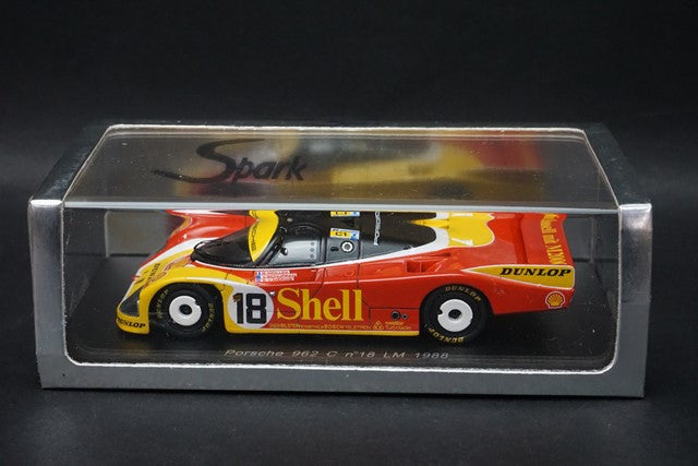 1:43 SPARK S0902 Porsche 962C LM Le Mans 1988 #18 Shell