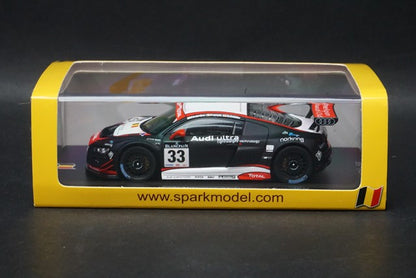 1:43 SPARK SB011 Audi R8 LMS SPA 24h Winner 2011 #33 model car