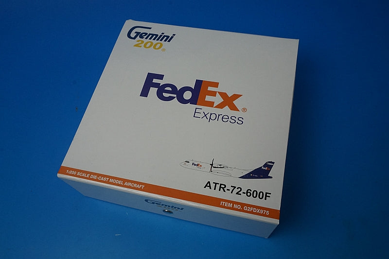 1:200 ATR72-600F FedEx EI-GUL G2FDX975 Gemini airplane model