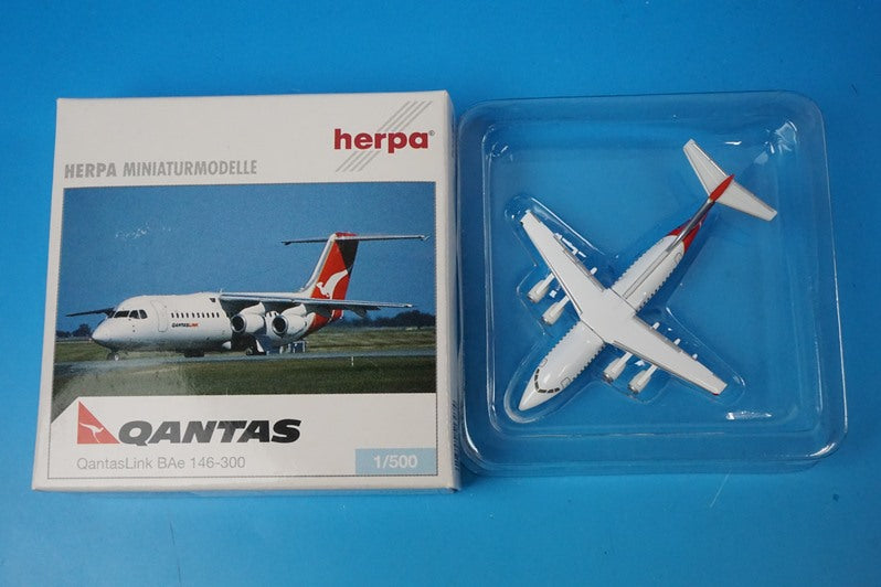 1:500 BAe146-300 Qantas VH-NJL 513074 Herpa airplane model