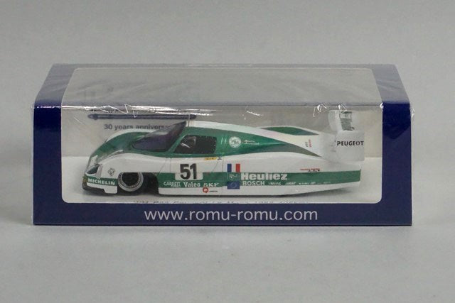 1:43 SPARK ROMU011 WM P88 Peugeot LeMans 1988 405km/h