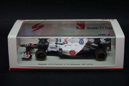 1:43 SPARK S3032 Sauber C31 Ferrari Monaco GP Kamui Kobayashi 2012 #14