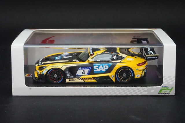 1:43 SPARK SG401 Mercedes AMG GT3 Black Falcon Nurburgring 24h 2018 #4 model car