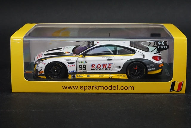 1:43 SPARK SB178 BMW M6 GT3 ROWE Racing SPA 24h 2017 #99