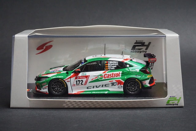 1:43 SPARK SG537 Honda Civic TypeR TCR-Team Castrol Honda Racing-Winner TCR Class 24h Nurburgring 2019 #172