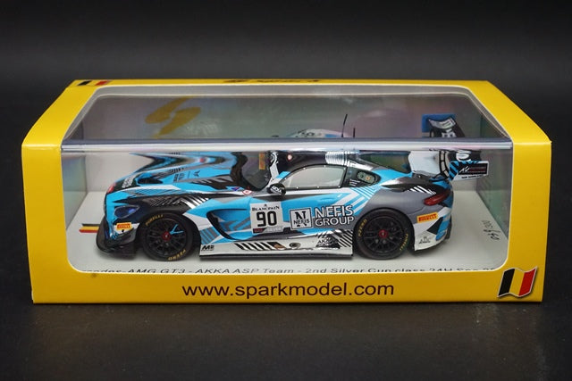 1:43 SPARK SB261 Mercedes AMG GT3 AKKA ASP Team Silver Cup Class SPA 24h 2019