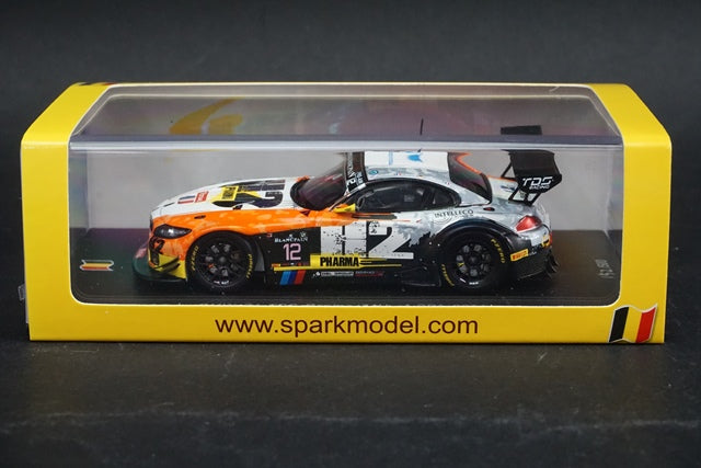 1:43 SPARK SB091 BMW Z4 TDS Racing SPA 24h 2014 #12 model car