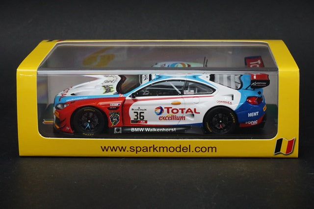 1:43 SPARK SB280 BMW M6 GT3 Walkenhorst Motorsport SPA 24h 2019 #36 model car