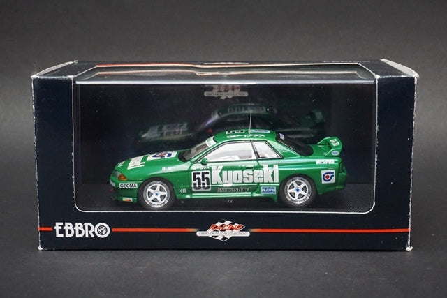 1:43 EBBRO 44158 Kyoseki Skyline Gr.A 1993 #55 Green model car