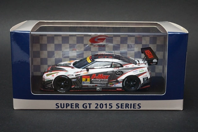 1:43 EBBRO 45290 B-MAX NDDP GT-R Super GT300 2015 Rd.3 Thailand Winner #3