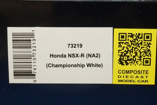 1:18 AUTOart 73219 Honda NSX-R NA2 Championship White model car