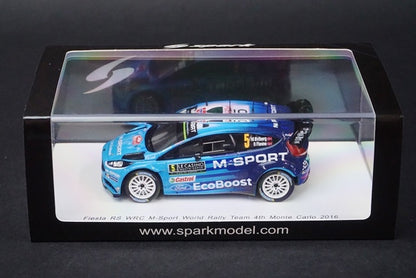 1:43 SPARK S4962 Fiesta RS WRC Monte Carlo M-Sport World Rally Team 2016 #5