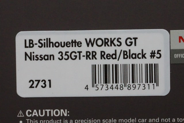 1:43 ignition model IG2731 LB Silhouette Works GT 35GT-RR Red/Black #5 Wataru Kato Figure Included Event & Online Limited