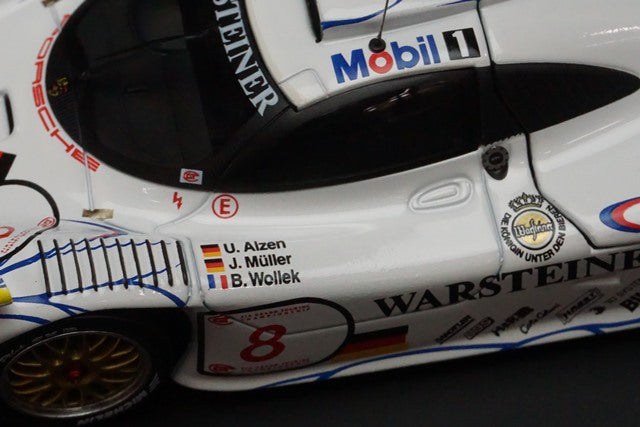 1:43 HPI 8095 Porsche 911 GT1 FIA GT 1998 #8 Mobil1 model cars