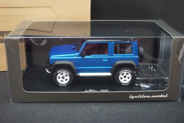 1:18 ignition model IG1706 SUZUKI Jimny SIERRA JC (JB74W) Brisk Blue Metallic/Black Lift Up