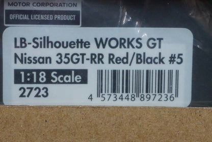 1:18 ignition model MC-IG2723 LB-Silhouette WORKS GT Nissan 35GT-RR Red / Black LBWK Original Package