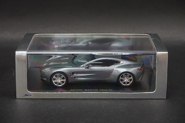 1:43 SPARK S2160 Aston Martin One-77 Metallic Gray model car