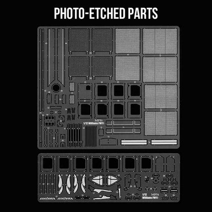 [ Back-order ] Model Factory HIRO K742 1:12 Williams FW11 1986 Rd.14 Portuguese GP #5 N.Mansell / #6 N.Piquet Fulldetail Kit MFH