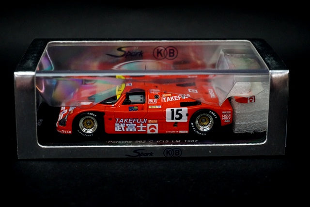 1:43 SPARK KBS041 Porsche 962C LM Le Mans 1987 #15