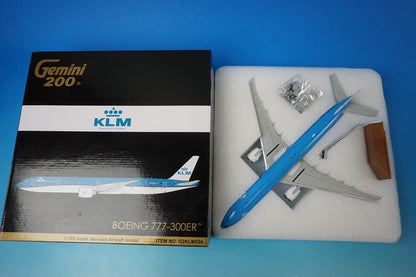 1:200 B777-300ER KLM Royal Dutch Airlines PH-BVN G2KLM534 Gemini