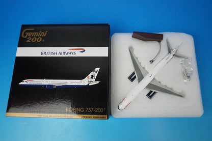 1:200 B757-200 BRITISH AIRWAYS HONG KONG JAPAN G-CPEV G2BAW691 Gemini