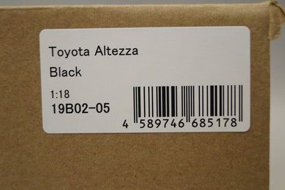 19B02-05 onemodel 1:18 Toyota Altezza Black