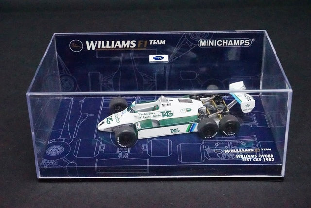 1:43 MINICHAMPS 436820699 Williams FW08B test car 1982 #1