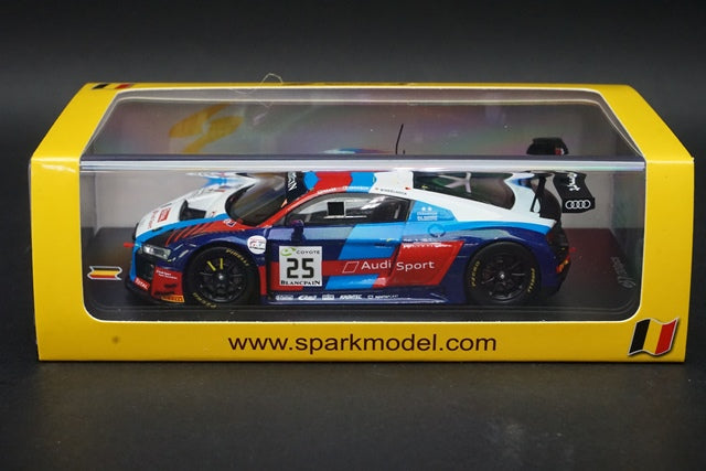 1:43 SPARK SB204 Audi R8 LMS Sainteloc Racing SPA 24h 2018 #25 model car