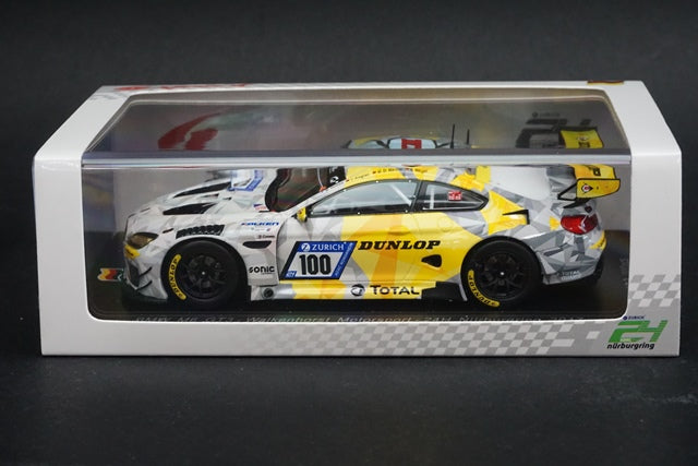 1:43 SPARK SG369 BMW M6 GT3 No.100 Walkenhorst Motorsport 24h Nurburgring model car