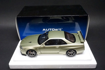 1:18 AUTOart 77404 Nissan Skyline GT-R (R34) V Spec II Nur Millennium Jade